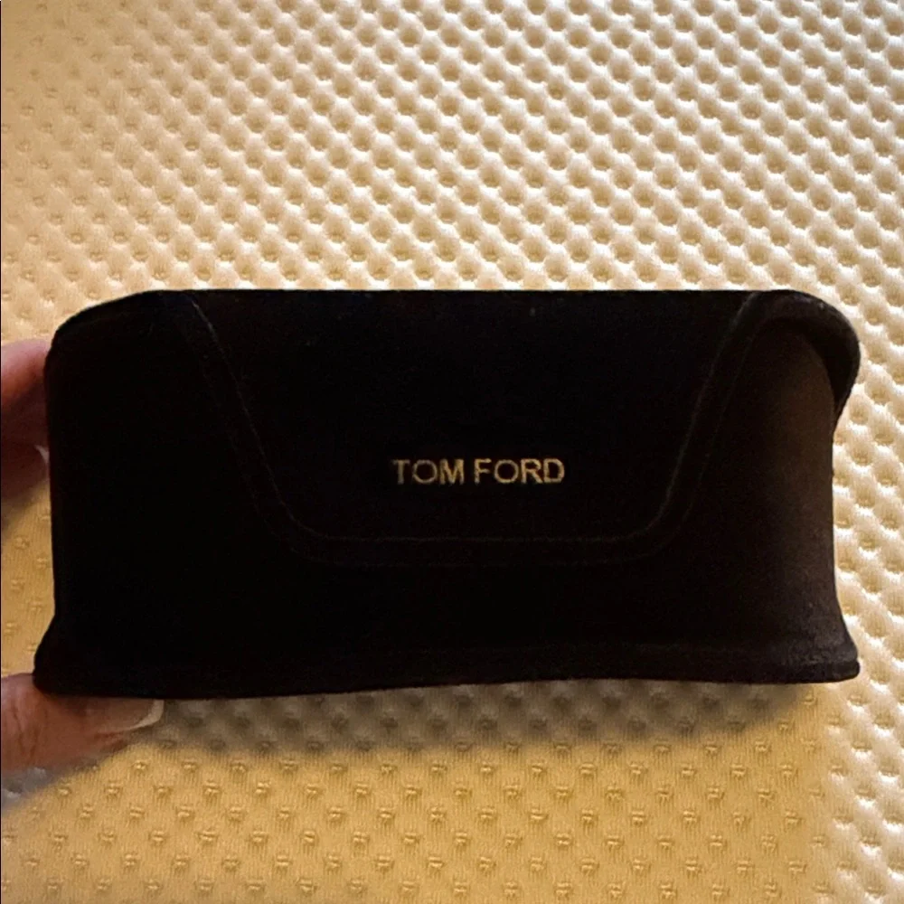 Tom Ford Luxurious Black Velvet Eyewear Case